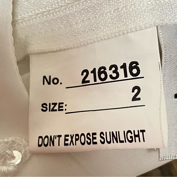 Flower Girl Dress Joan Calabrese for Mon Cheri Size 2 - Picture 13 of 14